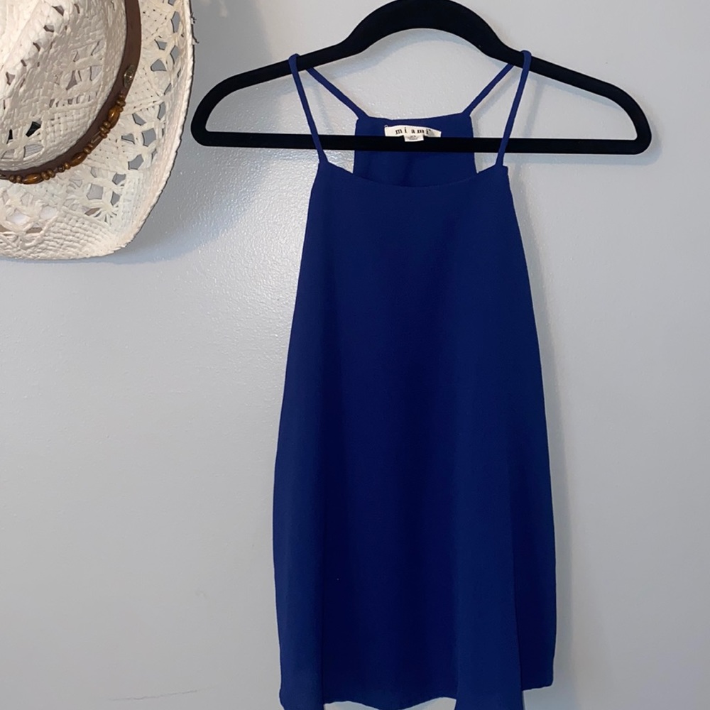 Navy tank top